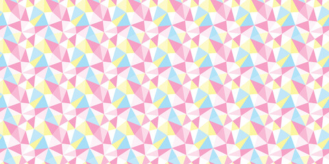 Triangles geometric seamless repeat pattern background design.