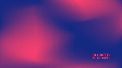 Blurred background with modern abstract blurred color gradient. Smooth template for your graphic design. Vector illustration.	