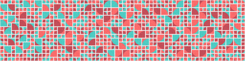 Abstract Geometric Pattern generative computational art illustration