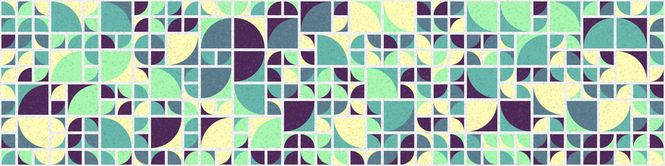 Abstract Geometric Pattern generative computational art illustration