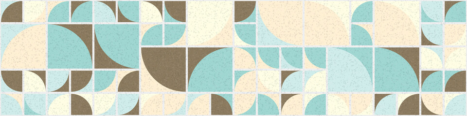 Fototapeta premium Abstract Geometric Pattern generative computational art illustration