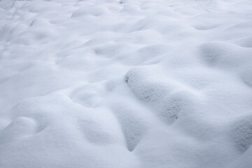 white, clean, fluffy  snow, texture of the fallen snow, winter background