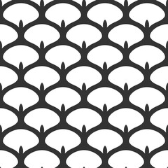 Obraz premium Seamless chequered background. Diagonal rhombus pattern. Seamless fish scales or snake skin pattern.