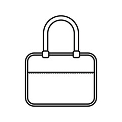 handbag icon. women bag sign. Ladies bag vector illustration.
