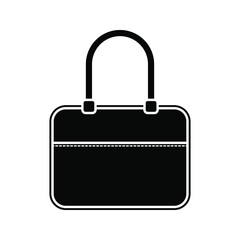 handbag icon. women bag sign. Ladies bag vector illustration.