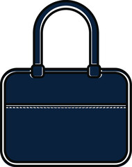 handbag icon. women bag sign. Ladies bag vector illustration.