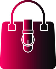 handbag icon. women bag sign. Ladies bag vector illustration.