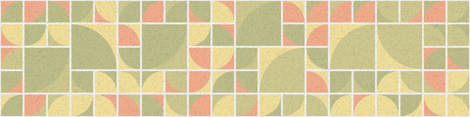 Fototapeta premium Abstract Geometric Pattern generative computational art illustration