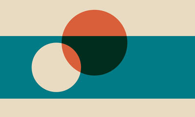 Vector circular abstract background