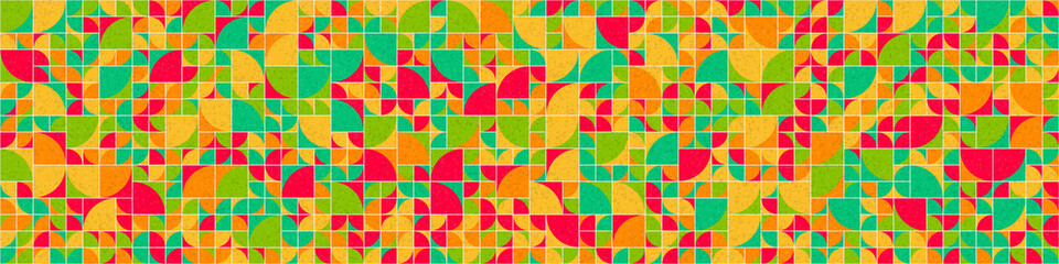 Abstract Geometric Pattern generative computational art illustration