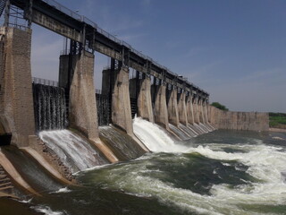 Dam on the river