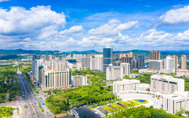 中国广东省惠州市城市风光
