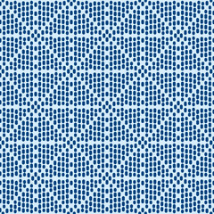 Japanese Square Dot Diamond Vector Seamless Pattern