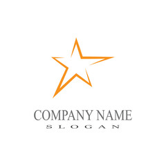 Star icon Template vector illustration design