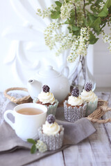 cup of tea and cookies