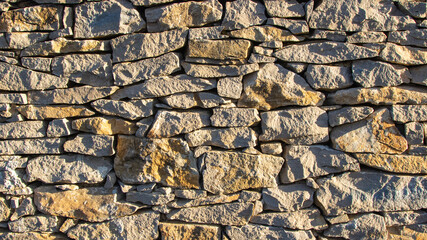 Mur à l'ancienne.