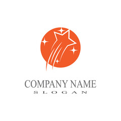 Star icon Template vector illustration design