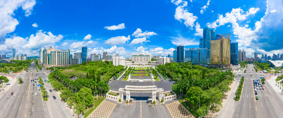 中国广东省惠州市城市风光
