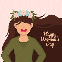 International happy women's day.