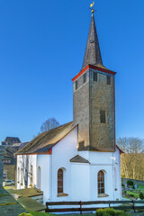Fototapeta na wymiar St. Martinus church, Solingen-Burg, Germany