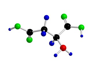 Molecular structure of aspartic acid