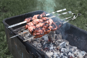 May and grilled meat