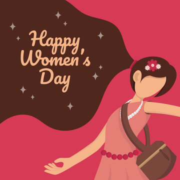 International happy women's day.