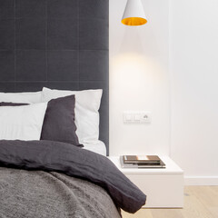 Simple white nightstand