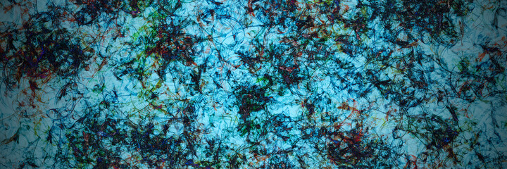 abstract fractal colorful blue aquamarine cerulean mint azure marbled stone wall concete cement grunge image paint background bg texture wallpaper art frame sample illustration board