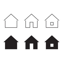 house set icon. vector illustration