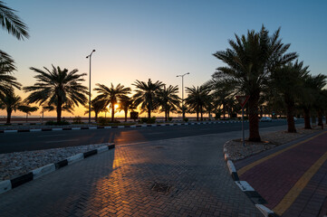 Marjan Island in emirate of Ras al Khaimah in the United Arab Emirates