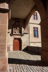 Fototapeta premium the Marburger Schloss, Hessen, Germany, February