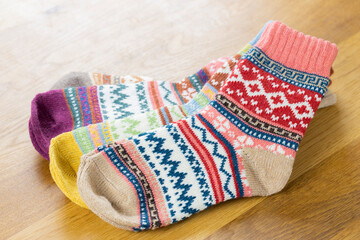 ウールソックスのセット