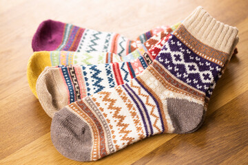 ウールソックスのセット