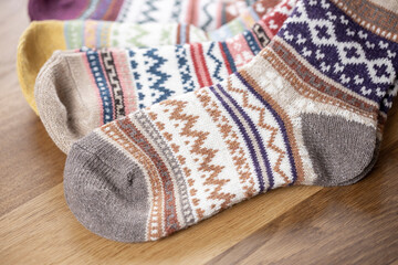 ウールソックスのセット