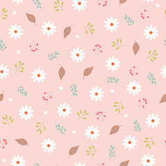 Blossom spring seamless pattern. Floral pattern.