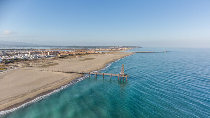 Port leucate, le ponton