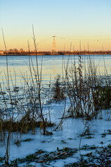 Nizhny Novgorod. Sunset on the Volga