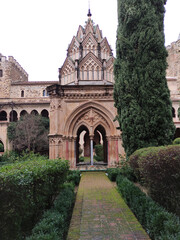 Fototapeta premium Royal Monastery of Santa Maria de Guadalupe is a monastery located in the Spanish town of Guadalupe, in the province of Caceres