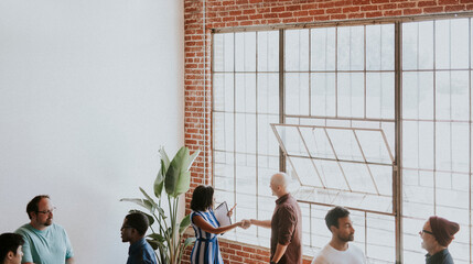Diverse people in a business meeting