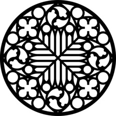 Rose Window, Fig. 20, round 1, square 1