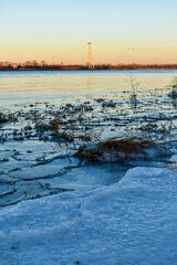Nizhny Novgorod. Sunset on the Volga