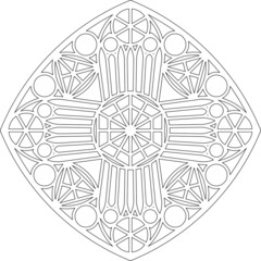 Rose Window, Fig. 20, square 2, triangular 1, framework