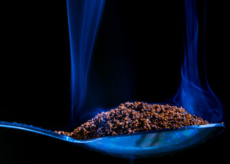instant coffee granules