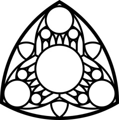 Rose Window, Fig. 20, triangular 1, base, triangular 1
