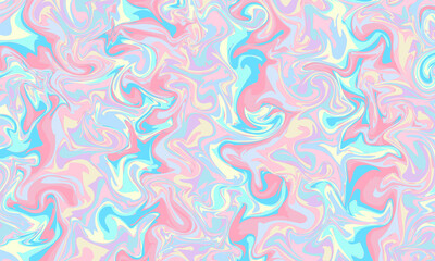 Obraz premium Trendy painting pastel fluid liquid marble texture abstract background