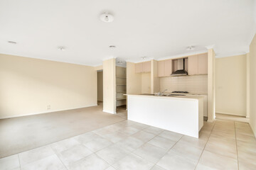 Empty and unfurnished brand new apartment
