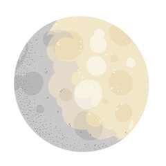 space moon galaxy system solar icon vector