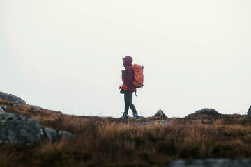 Hiking in the Scottish nature