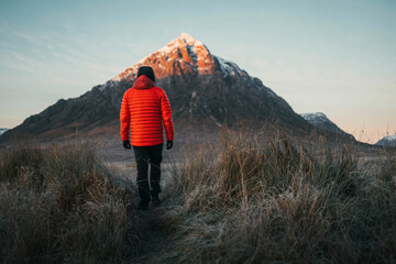 Man at Glen Coe